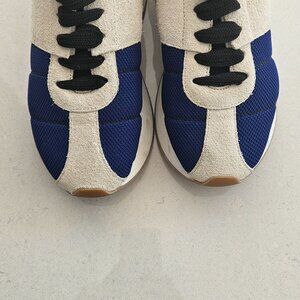MARNI CANVAS sneakers white and blue